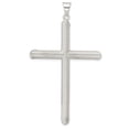 thumbnail image 5 of Auriga Fine Jewelry 925 Sterling Silver Polished and Texture Tube Cross Pendant for Women (L-63.53 mm, W-37.22 mm), 5 of 6