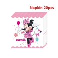 thumbnail image 1 of Disney-suministros de fiesta de cumpleaños con tema de Minnie Mouse, color rosa, taza, plato, globo, decoración de fiesta de cumpleaños para niños y niñas, vajilla desechable, 1 of 4
