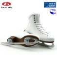 thumbnail image 3 of BOTAS - model: DIANA / Made in Europe (Czech Republic) / Comfortable Figure Ice Skates for Girls, Kids / Real Leather Upper / Higher and Wider cut / SABRINA blades / White, Junior 1, 3 of 6