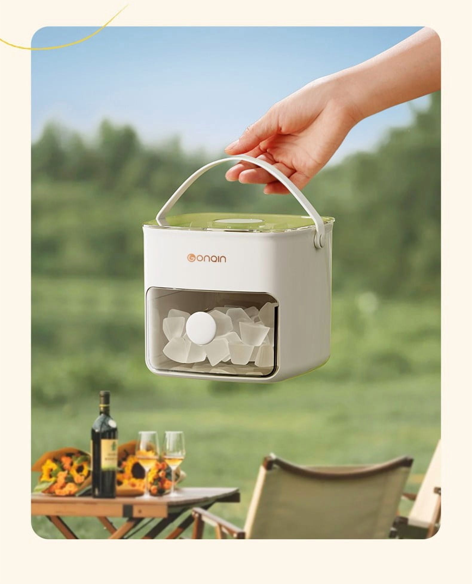 Ice Tray Portable Ice Box Ice Maker Ice Cube Mold Press Ice Tray Ice Cube Mold