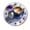 FFclock070, variant on ZXCXRQFa Silent Clocks Lavender Field Clock Wall Decor Battery Operated Floral Clocks Spring Wall Clocks Round Desk Clock 10 in Non Ticking Analog Bathroom Clocks