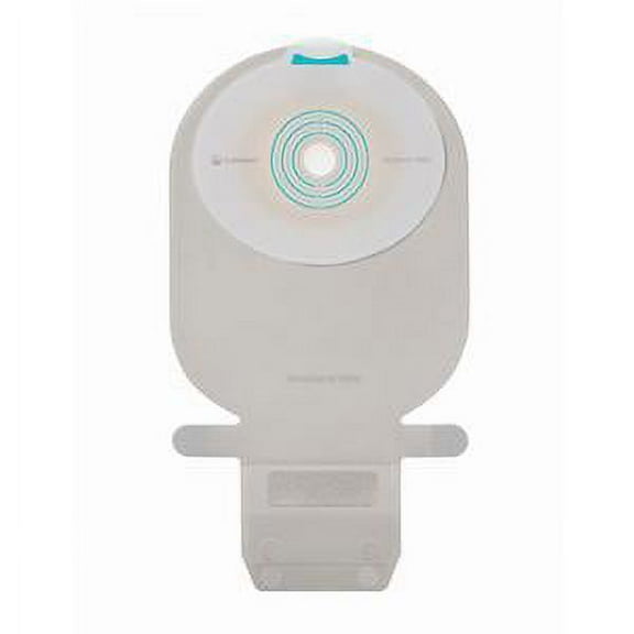 Coloplast SenSura Mio One-Piece Drainable Pouch Filter, Maxi, EasiClose Transparent, 1'' Stoma, Box of 10