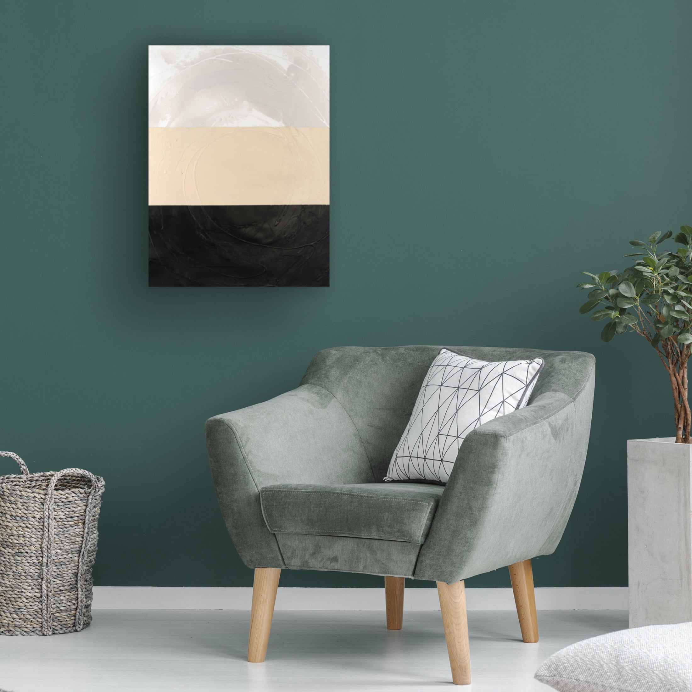 Canvas Wall Art - Vanna Lam 'Triennial I' Wall Art for Living Room, Bedroom, or Office Décor by Trademark Fine Art - 35 x 47 Inches