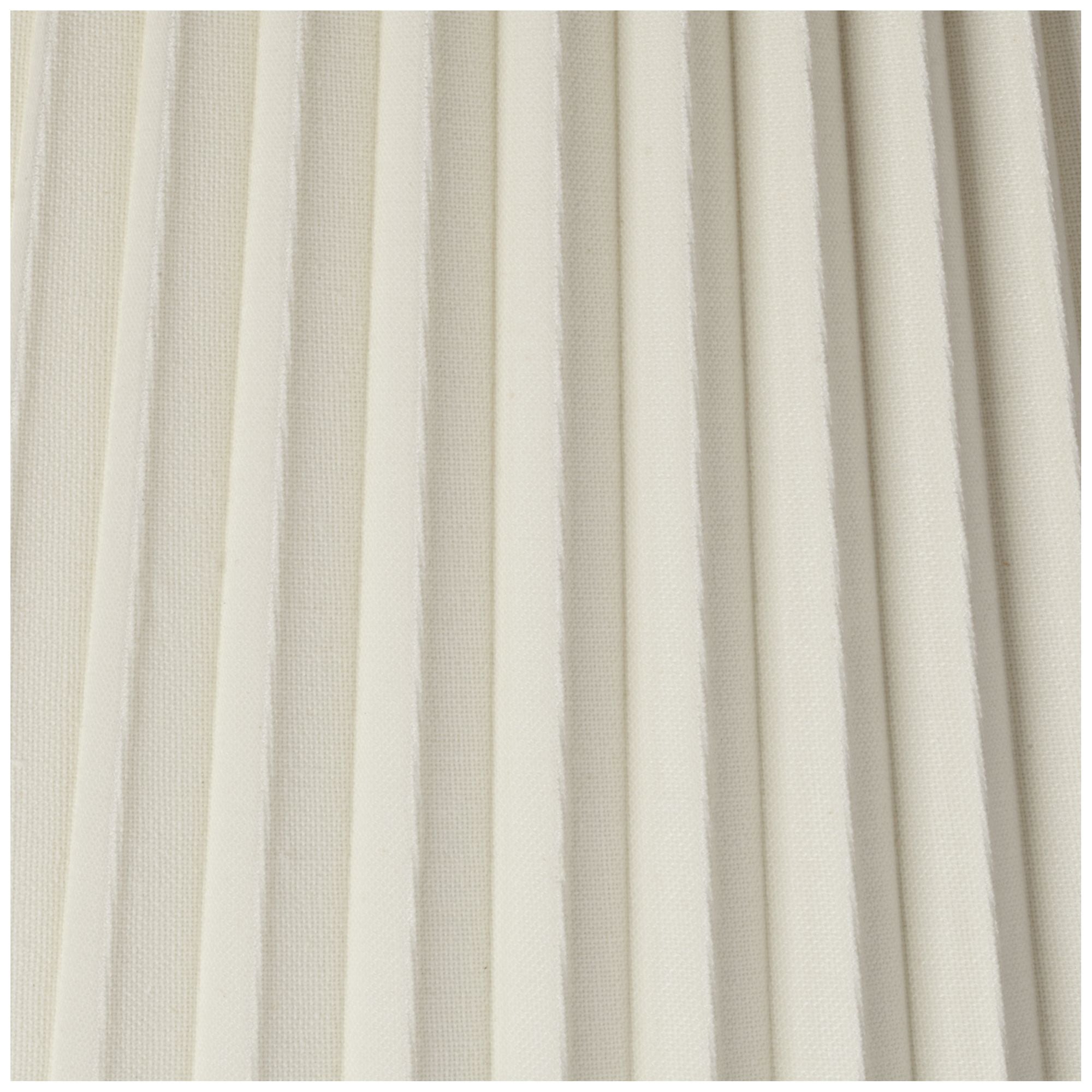 Springcrest 10" Top x 17" Bottom x 14 1/2" High x 14 3/4" Slant Lamp Shade Replacement Large Ivory Bell Pleated Spider Harp Finial