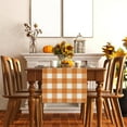 thumbnail image 6 of DefiDgd Halloween Plaid Pattern Table Runner,Halloween Table Decor,Washable Tablecloth Topper for Dining Kitchen Halloween Party Decoration(D), 6 of 6