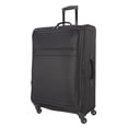 thumbnail image 2 of Protégé 2-piece Softside Luggage Set, Includes 28-inch Checked and 20-inch Carry-on Luggage, with 360 Spinner Wheels and Organizer Pockets, Rich Black, 2 of 15