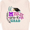 thumbnail image 3 of Inktastic Lil Miss Pre-k Grad with Arrows Toddler Sweatshirt, 3 of 4