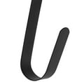 thumbnail image 2 of R N' D Toys Overdoor Wreath Hook - Thin Black Metal Seasonal Hanger for Front or Back Door 15" .25lb, 2 of 5