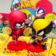 thumbnail image 2 of HotToys Marvel Cosbi X-Men 1997 Series Deadpool Wolverine Mini figuras de acción Colección de juguetes Caja misteriosa Regalo de cumpleaños para niños, 2 of 5