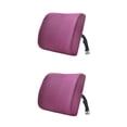 thumbnail image 2 of Transemion Relieve Back Pain Memory Cotton Lumbar Support Pillow Wide Application purple 33x32x10cm 2Set, 2 of 6