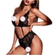 thumbnail image 4 of Lencería sexy de una pieza con encaje abierto para mujer Fridja nalpqowj11822, 4 of 9