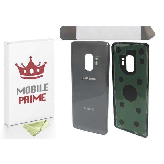 MobilePrime Gray Back Cover Complete Professional Repair Kit Compatible with Tools for Samsung Galaxy S9