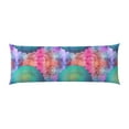 thumbnail image 2 of Disketp Vintage Mandala Print Body Pillow Cover - Super Soft 20x54 Body Pillow Case,Long Side Hidden Zipper, 2 of 8
