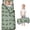 Tractor and Tractors Blue Pattern, variant on Tractor and Stars White Pattern Teens Toddler Nap Mat with Pillow, Sleeping Mat Bag for Preschool Daycare 59"x22"
