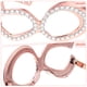 thumbnail image 3 of unbranded Gafas Numéricas Para Celebraciones De Cumpleaños Con Marco Ligero Y Rosa, 3 of 7