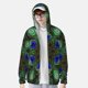 thumbnail image 2 of Balery Peacock Feathers Sudadera ligera de manga larga con capucha y protección solar UPF 50+ para hombre y mujer, ideal para pesca y running-XX-Large, 2 of 7