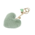 thumbnail image 5 of Unique Bargains 1 Pc Fashion Tassel Heart Handbag Charm Bag Accessories Green, 5 of 5