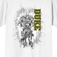 thumbnail image 2 of G.I. Joe Duke Men's White Crew Neck Short Sleeve T-shirt-5XL, 2 of 7