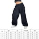 thumbnail image 1 of Pantalones holgados Harajuku Y2K pantalones cargo sueltos ropa de calle para chica caliente (negro S) Ndcxsfigh  Para estrenar, 1 of 2