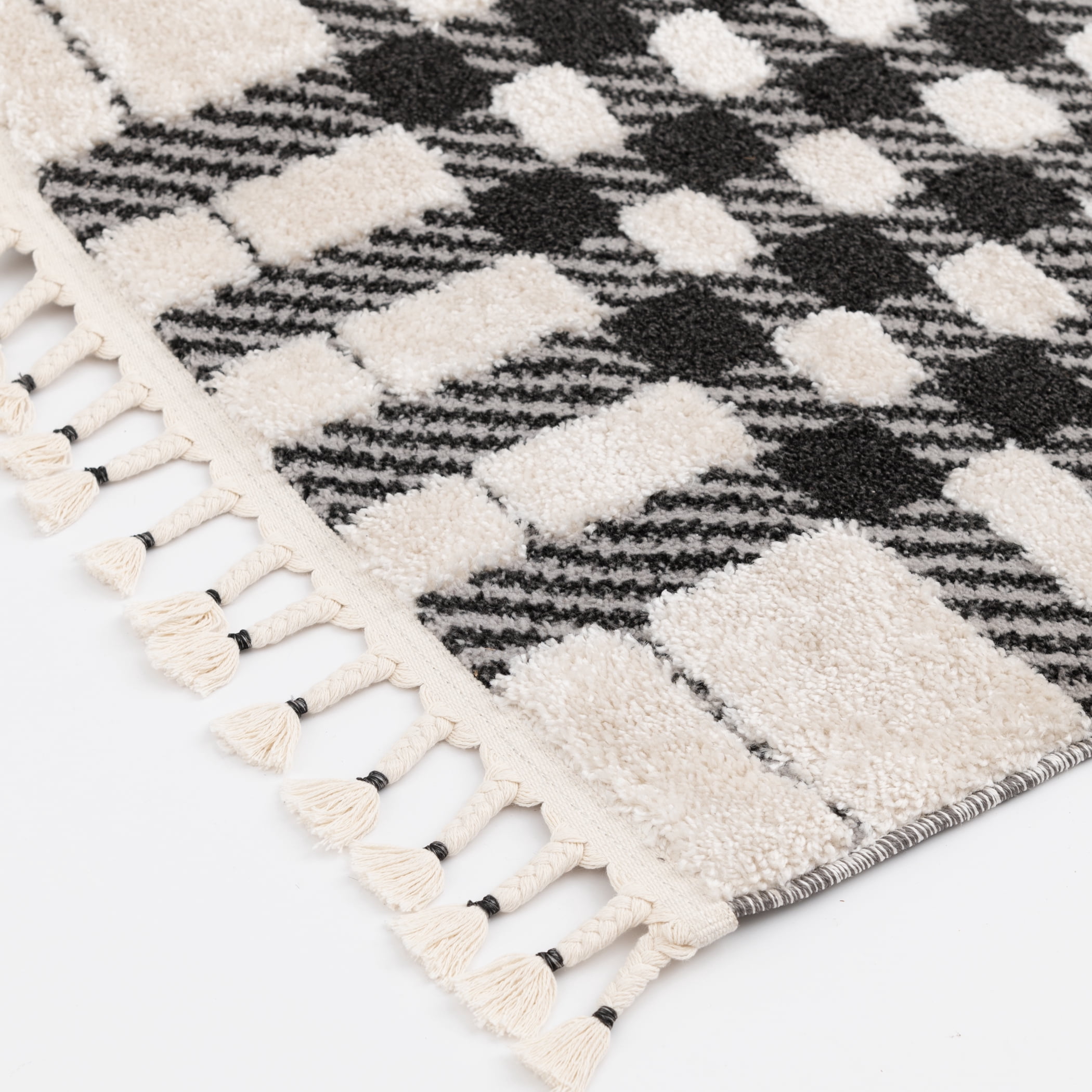 Better Homes & Gardens Transitional Plaid Indoor Area Rug, 7.83' x 9.17'
