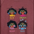 thumbnail image 3 of Disney's Encanto - Mirabel Emotions - Women's Lightweight French Terry Long Sleeve Shirt, 3 of 5