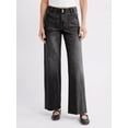 thumbnail image 5 of EMMIOL Women's Baggy Boyfriend Jeans Y2K Trendy Stretchy Mid Rise Wide Leg Loose Fit High Waisted, 5 of 6