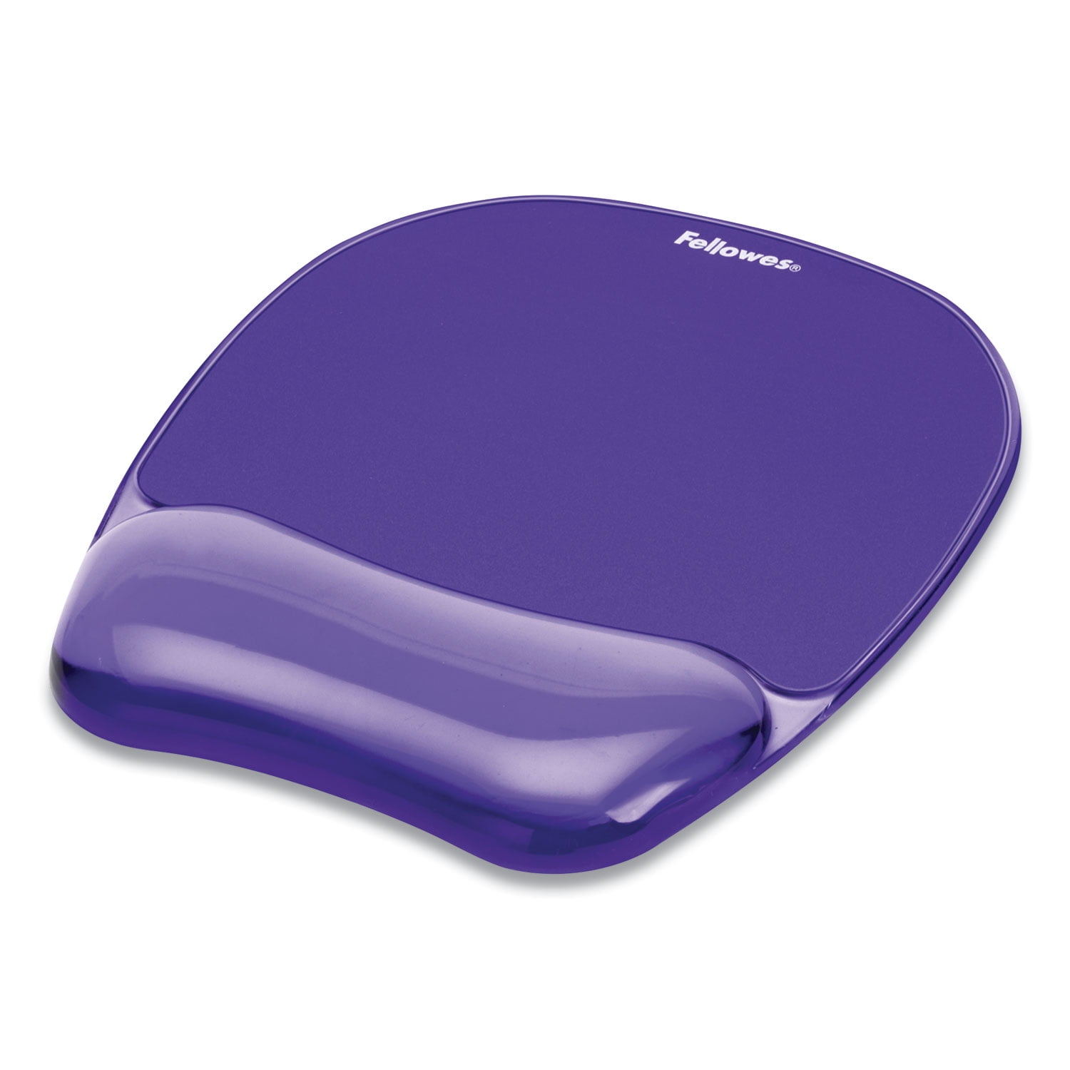 Fellowes Mfg. Co. Gel Crystals Mouse Pad With Wrist Rest, 7.87" X 9.18