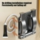 thumbnail image 5 of Soporte para secador de pelo montaje en pared sin taladro | Organizador de plástico plegable que ahorra espacio | Instalación de adhesivos | Robusto estante de almacenamiento para secadora | Gestión, 5 of 7