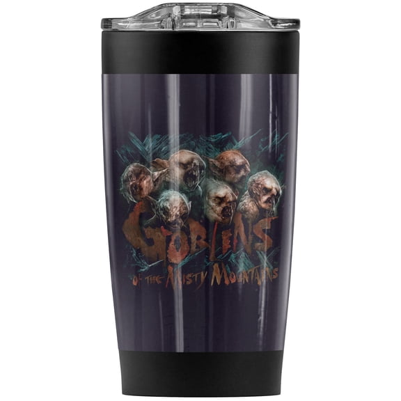 The Hobbit/Misty Goblins Stainless Steel Tumbler 20 oz Coffee Travel Mug/Cup, Vacuum Insulated & Double Wall with Leakproof Sliding Lid | Great for Hot Drinks and Cold Beverages