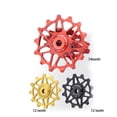 thumbnail image 4 of Unatoiry Roue de Dérailleur Arrière en Céramique pour Vélo de Route Compatible Résistante à l'Usure Roue de Roue Noire 12T 1Ensemble, 4 of 6