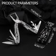 thumbnail image 3 of 12 In 1 Multi-Tool Pliers, Portable Multi-Tool With Lock Stainless Steel Multi-Tool Pliers Pocket Knife For Survival, Camping, Gift, 3 of 3