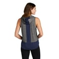 thumbnail image 2 of Sport-Tek Ladies PosiCharge Tri-Blend Wicking Draft Hoodie Tank. LST410, 2 of 4