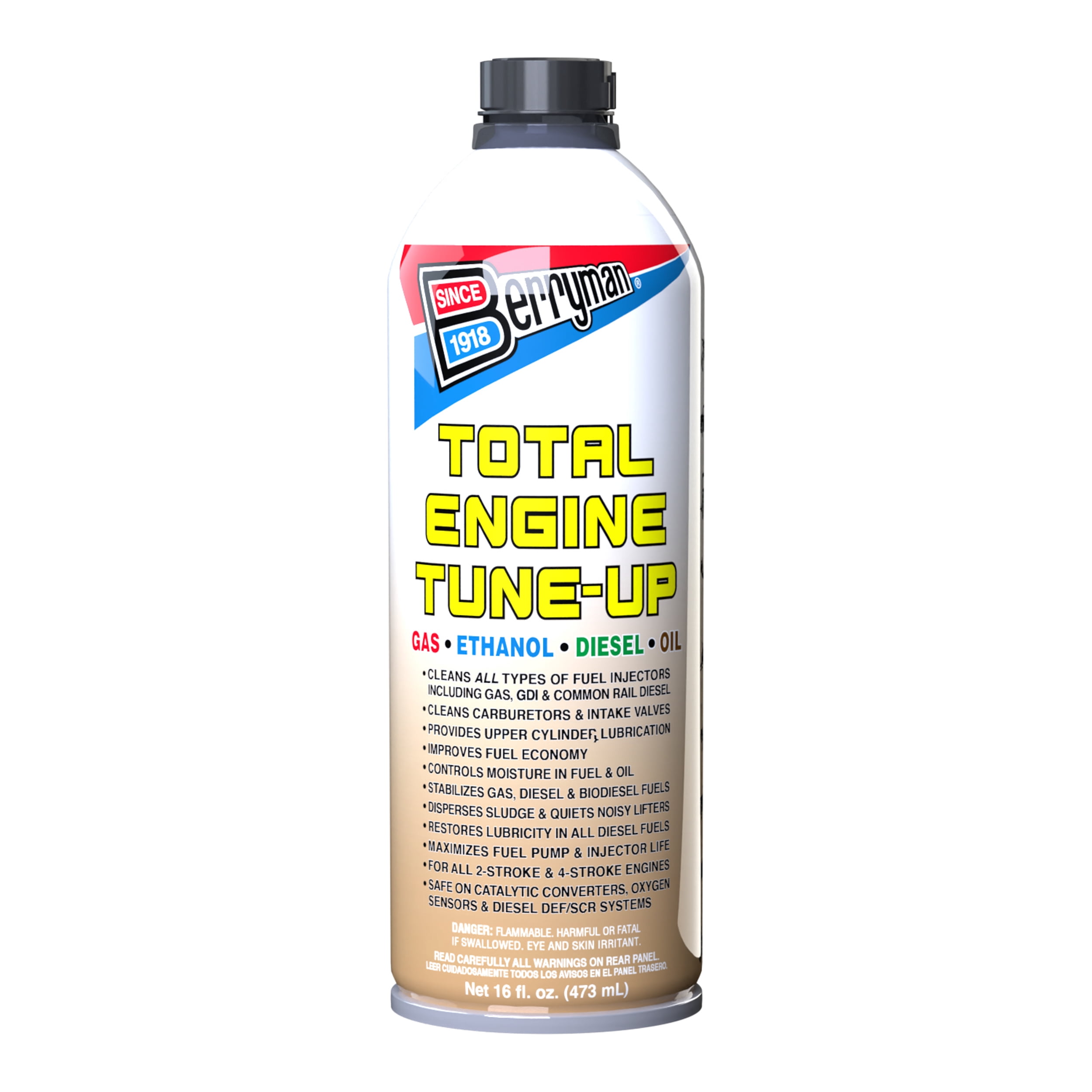 (6 pack) Berryman Products 0316, B-12 Total Engine Tune-up for Gas and Diesel, 16 oz