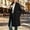 Black 09, variant on Karymi Lined Solid Wool Blend Jackets for Women, Lapel Collar Long Sleeve Open Front Coat with Dual Side Patch Pockets Straight Hem