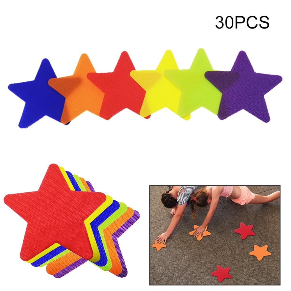 30PCS Carpet Markers Spot Markers Floor Spots Markers Sitting Dots for