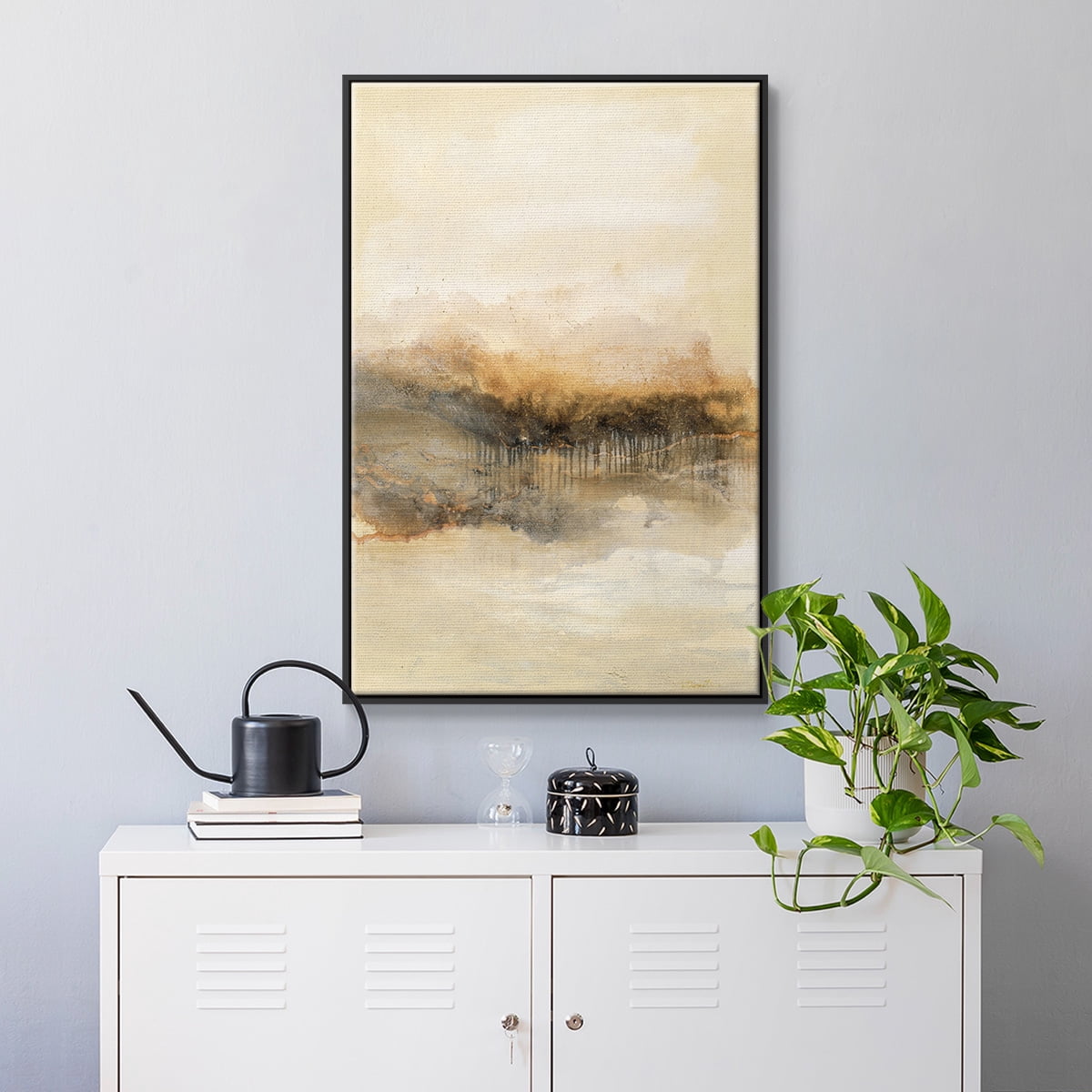 Keeping Secrets I Framed Premium Gallery Wrapped Canvas - Ready to Hang - 17 x 25 - Black Floating Frame
