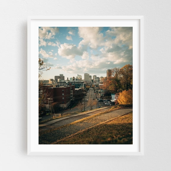 Libby Hill Park, Richmond 01 - Richmond Virginia Photography White Framed Wall Art Print 16 x 20 inches