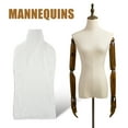 thumbnail image 6 of MRLESS 2pcs Dress Form Mannequin Covers Fabric Slipcover For Clothing Store Dummy Model Soft Stretchy Covers For Retail Boutique Store, 6 of 8