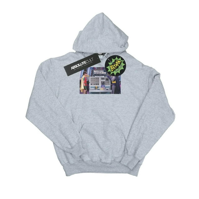 DC Comics Mens Batman TV Series Batcomputer Hoodie