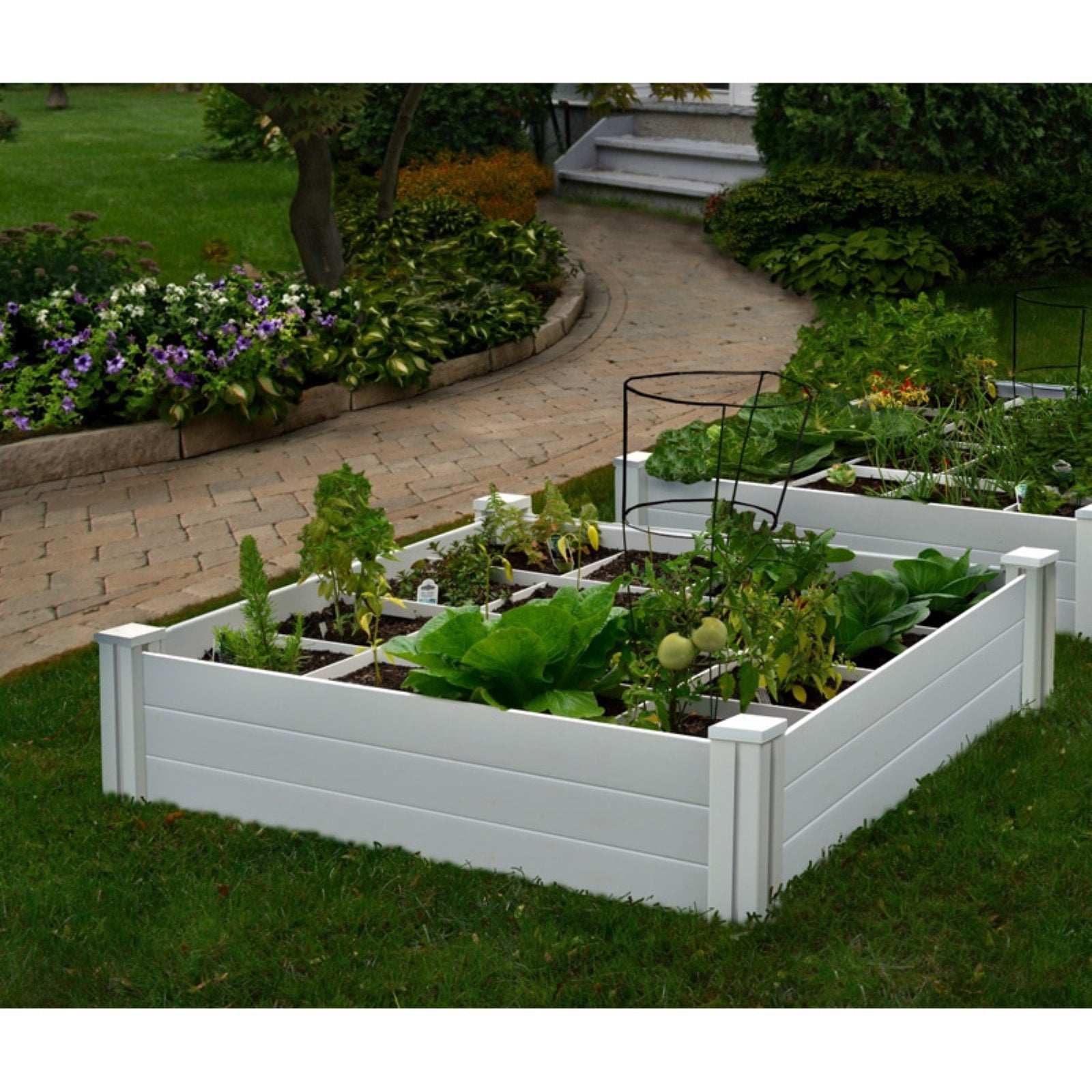 Vita Garden Bed With Grid