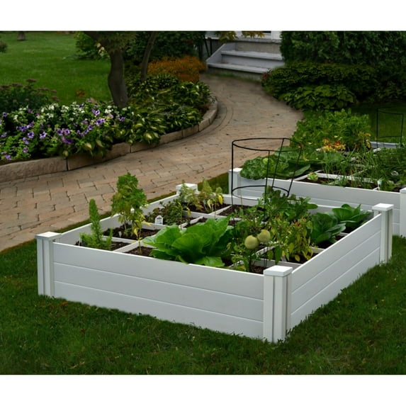 Vita Garden Bed With Grid