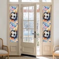 thumbnail image 2 of Sports Football, Minimalist Painted Art Window Privacy Film, Static Cling UV Sun Blocking Heat Control Window Tint Day and Night, Non-Adhesive Reusable One Way Windows Privacy Cover 17.7''x78.7'', 2 of 7