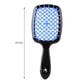 thumbnail image 4 of Peine Con Cojín Aire Dientes Anchos Cepillo para El Salón Masaje Del Cuero Cabelludo ( ) Y Azul, 4 of 9