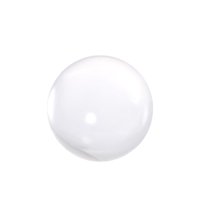 38mm(1.5-inch) Acrylic Contact Juggling Ball Ornament Clear