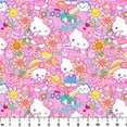 thumbnail image 2 of Sanrio Hello Kitty Garden Doodle Cotton Fabric (1 Yard), 2 of 3