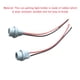 thumbnail image 5 of Scienceny 2 piezas T10 luz de estacionamiento Interior de coche soporte de lámpara base herramienta de iluminación de freno conector accesorio Bombillas para automóviles, 5 of 6