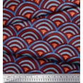 thumbnail image 3 of Soimoi polyester Crepe Fabric Scales Geometric Print Fabric by Yard 52 Inch Wide, 3 of 3