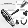 thumbnail image 3 of Handheld Car Vacuum Cordless Cleaner USB Charger Wet Dry Strong Cyclone Suction Lightweight Portable Auto Mini Car Vacuum, 3 of 7
