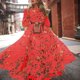 thumbnail image 1 of WILLBEST Vestidos Casuales para Mujer Cortos Vestido Maxi Floral de Gasa para Mujer Verano Primavera Otoño Vestido Largo con Falda Acampanada Traje Casual Ajustado Extra Grande, 1 of 2