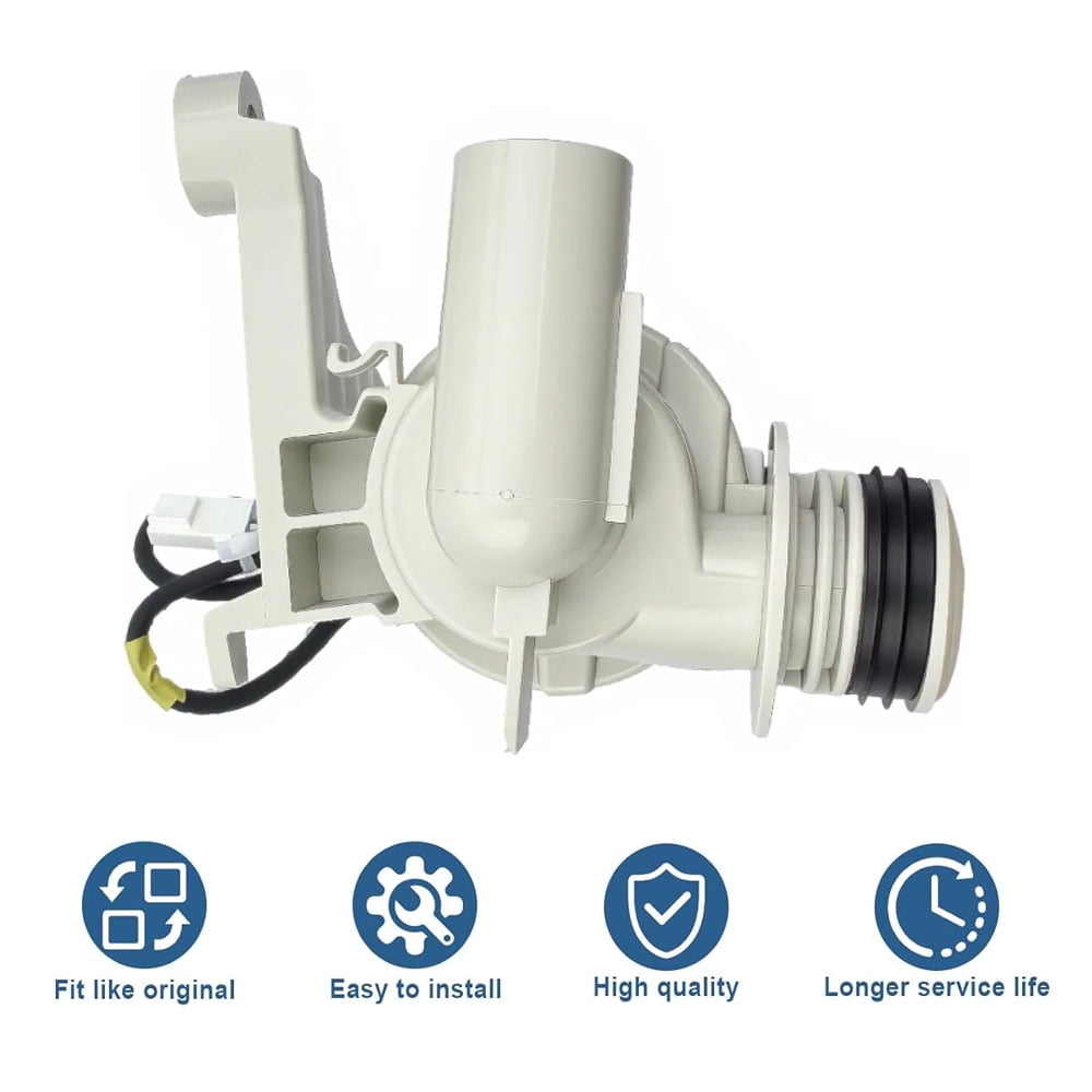 TOP-MAX DC97-22840A Washer Drain Pump Assembly, Fit for Samsung Washing Machine, Replace DC31-00201A, BD11-1A, DC61-05376A, AP7187712, PS16735612, EAP16735612, PD00077665